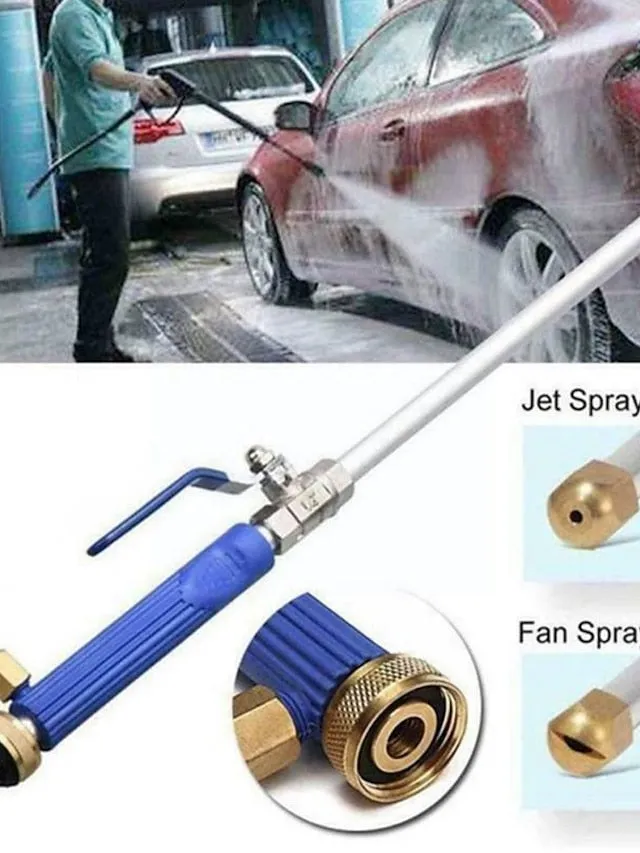 1Set Car Washing Maintenance High Pressure Power Water Gun Washer Water Jet Hose Pipe Wand Nozzle Sprayer Spray Cleaning Tool