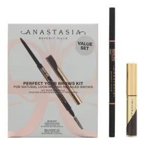 Anastasia Beverly Hills Perfect Your Brows Kit: - Ebony Wiz Brow - Mini Dip Brow Gel