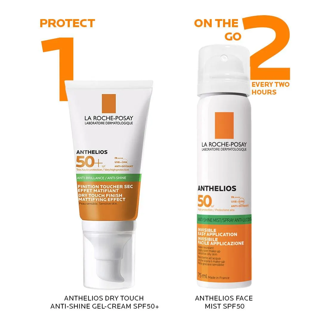 Anthelios XL Anti-Shine, Non-Perfumed, Dry-Touch Gel-Cream SPF50 