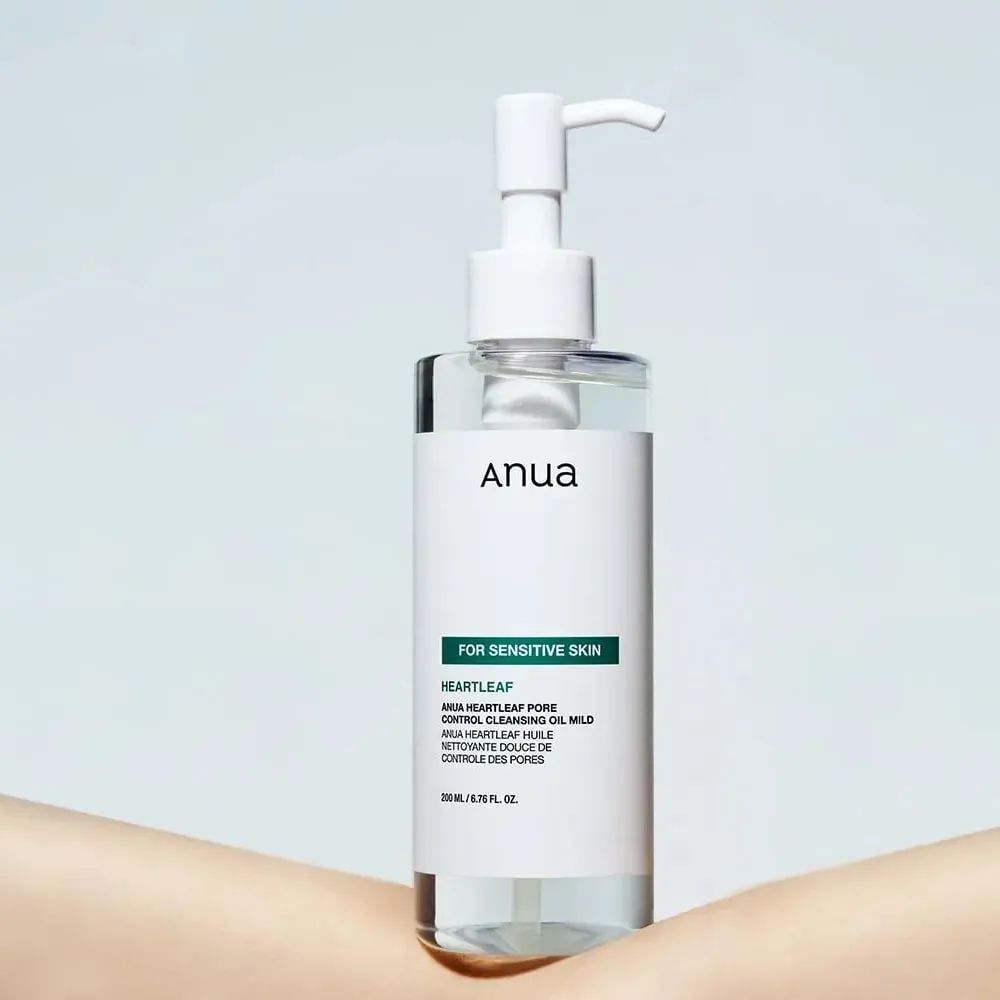 ANUA heartleaf   vitamin e pore control cleansing oil mild الغسول الزيتي من انوا