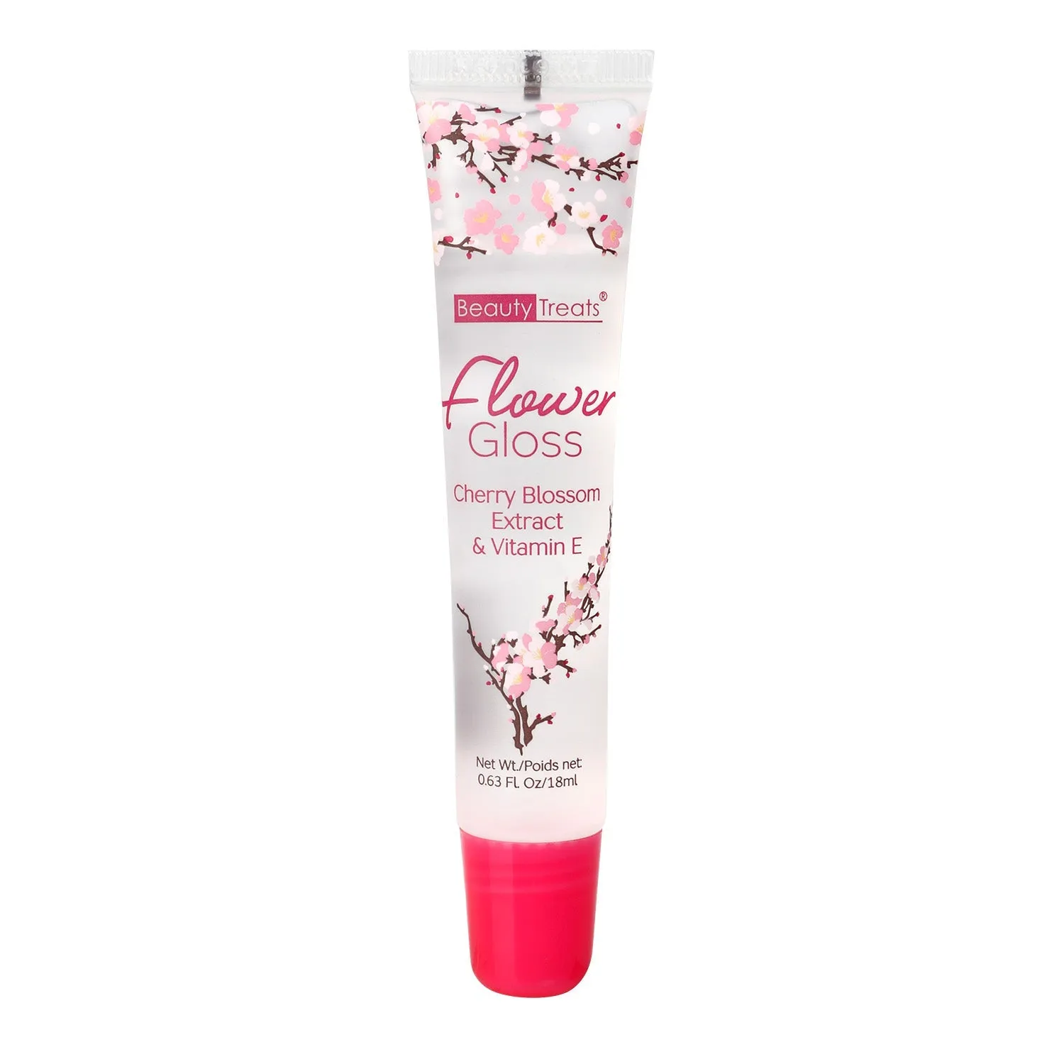 Beauty Treats Flower Gloss Cherry Blossom Extract n Vitamin E 0.63oz