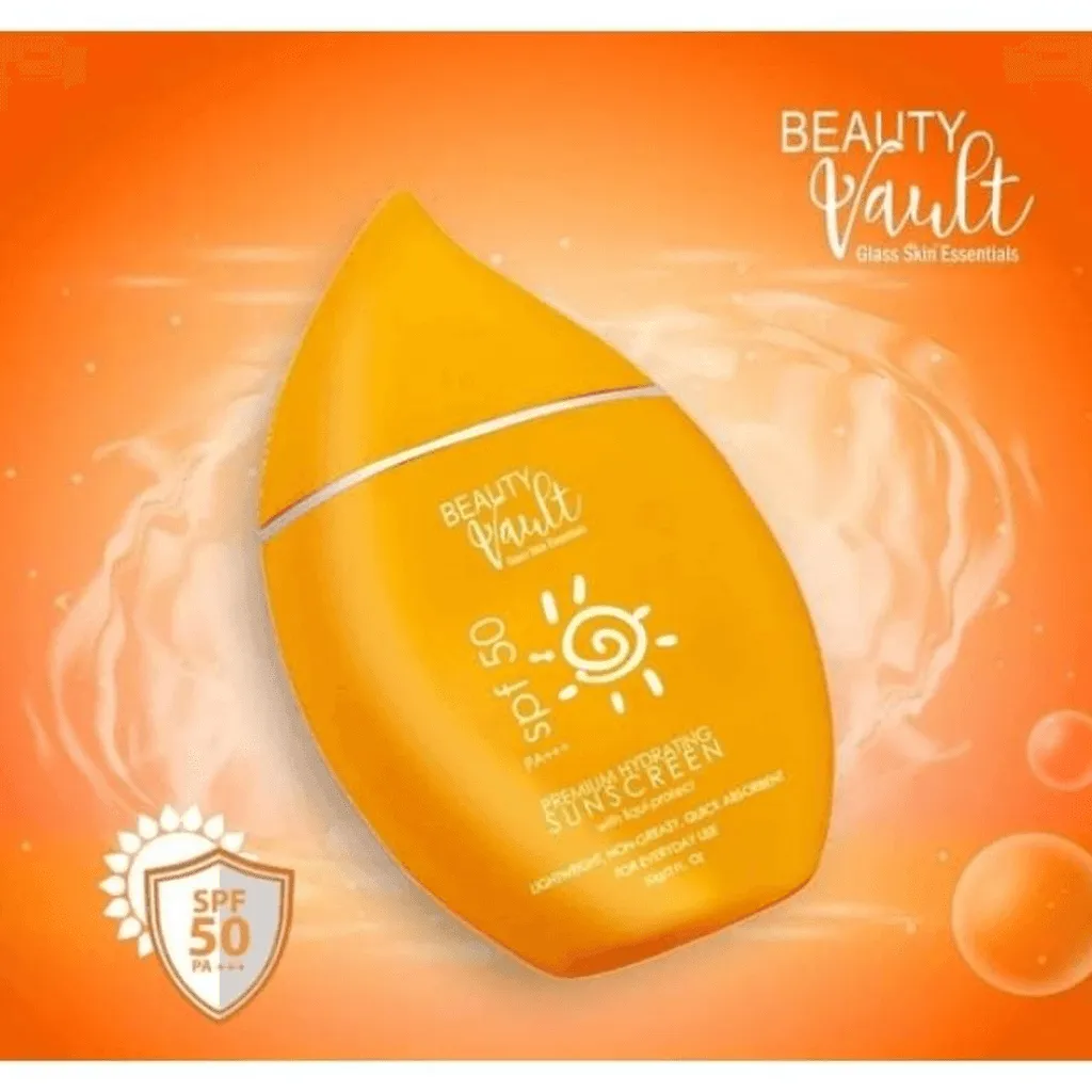 Beauty Vault Premium Hydrating Sunscreen spf 50 - 50g