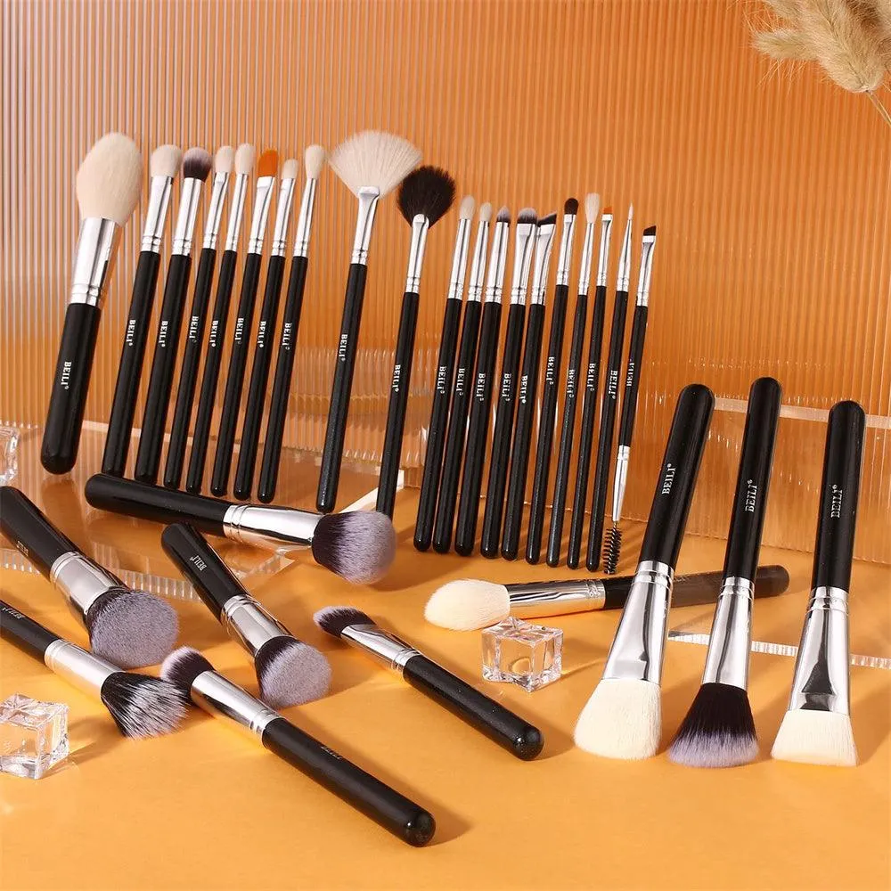 BEILI 30PCS Professional Wood Makeup Brush Set  B30-S02