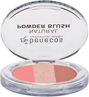 Benecos Natural Trio Powder Blush - contains Blush, Bronzer and Highlighter - Gives Light, Natural Look - for Fair to Medium Skin Tone