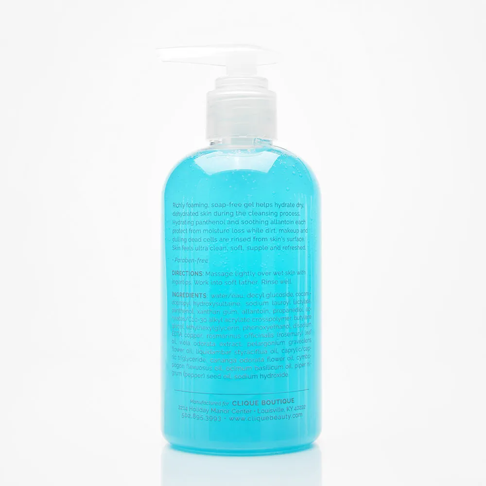 CLEANSING GEL / A foaming face wash