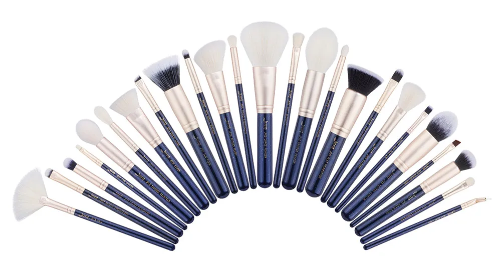 Galaxy Blue Handle Makeup Brushes 25Pcs T471