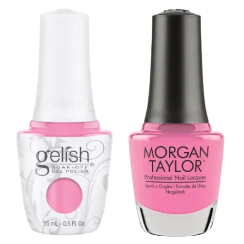 Gelish   Morgan Taylor Duo 15mL - Look At You, Pink-Achu