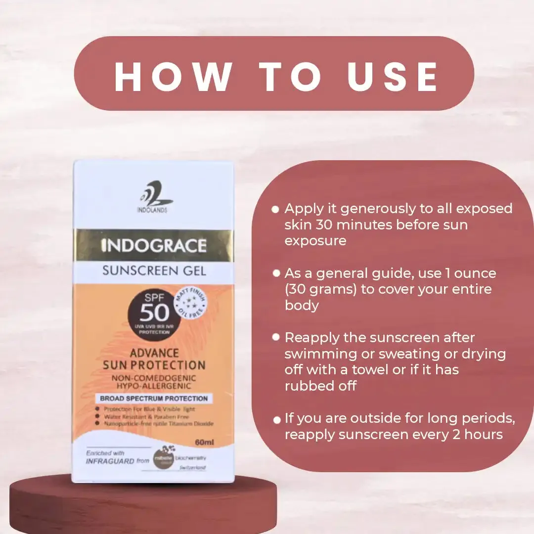 Indograce Sunscreen Gel