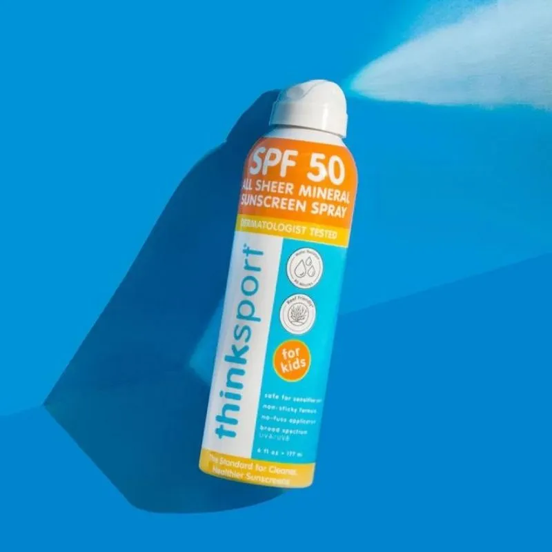 Kids SPF 50 Clear Zinc Sunscreen Spray