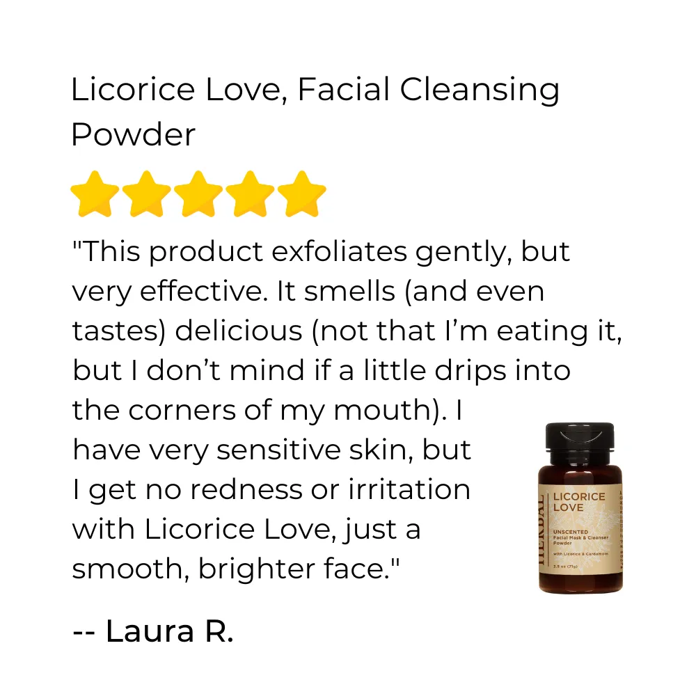 Licorice Love, Skin Soothing Facial Cleansing Powder