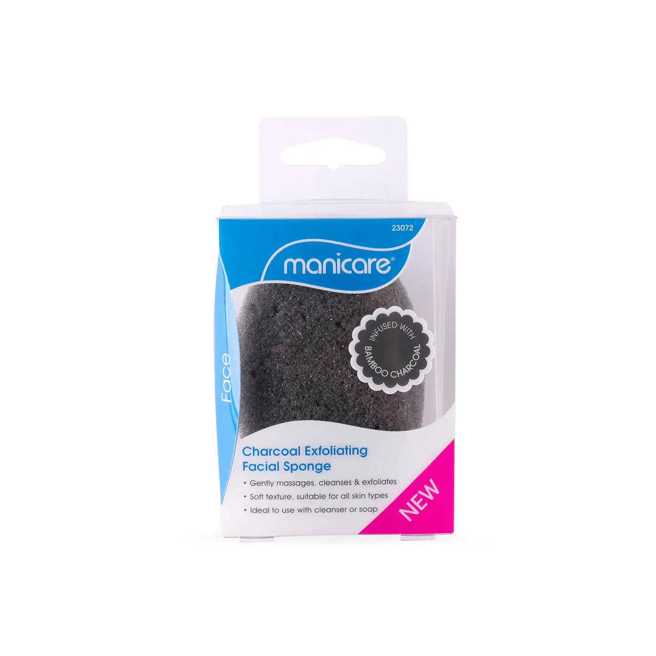 Manicare - Charcoal Exfoliating Facial Sponge