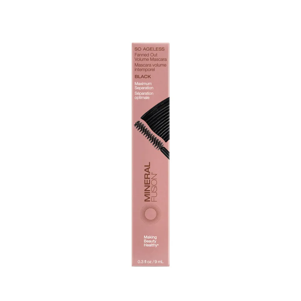 Mineral Fusion - So Ageless Volume Mascara Blk, 9 mL