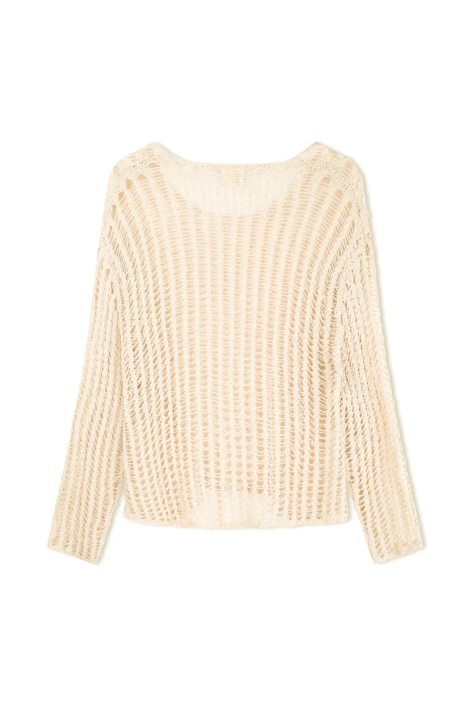 Natural Lattice Knit Jumper