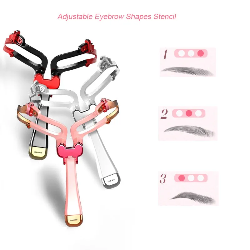 Precise Adjustable Eyebrow Shapes Stencil