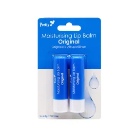 Pretty Moisturising Lip Balm Original 2Pack