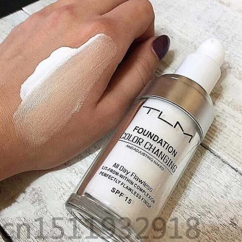 Pro Color Changing Foundation Makeup Base Nude Face Liquid Cover Concealer Longlasting Makeup