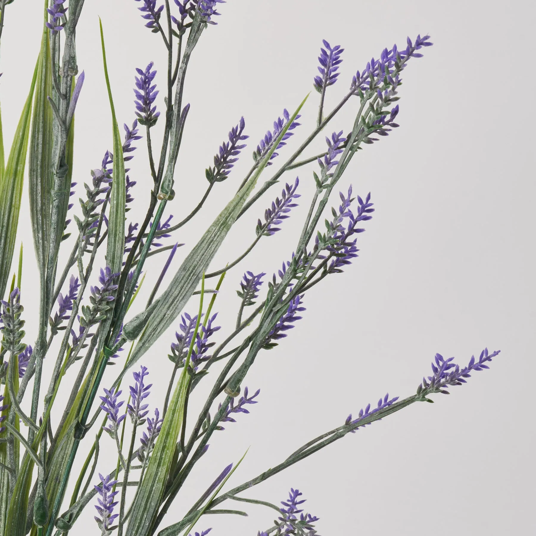 Purple Artificial Lavender Long Stem Faux Floral Spray - 28"