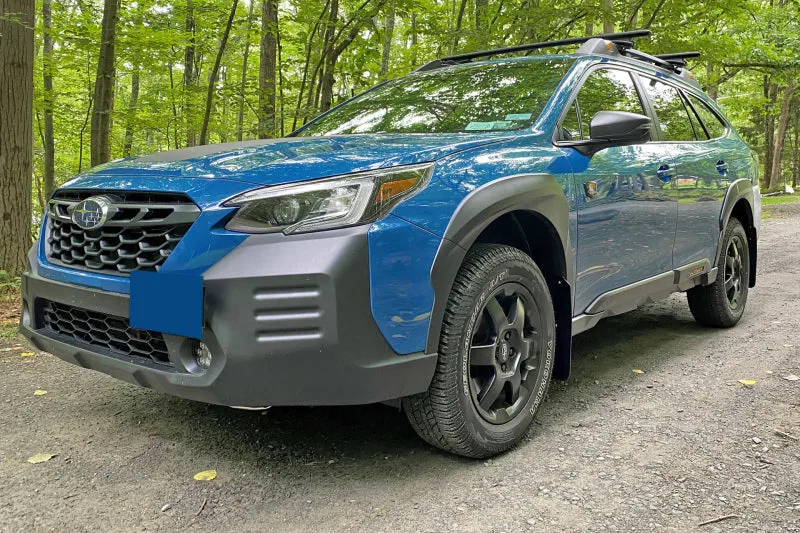 Rally Armor 22-25 Subaru Outback Wilderness Black Mud Flap Wild Orange Logo