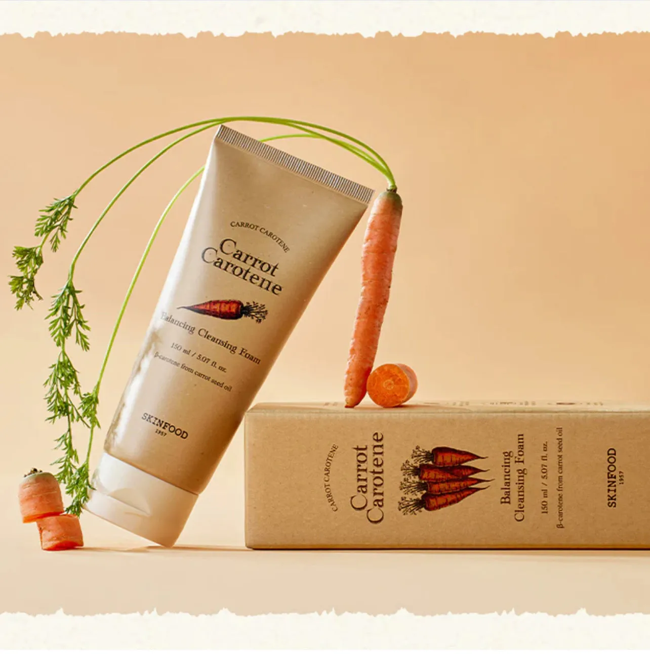 SKINFOOD Carrot Carotene Balancing Cleansing Foam