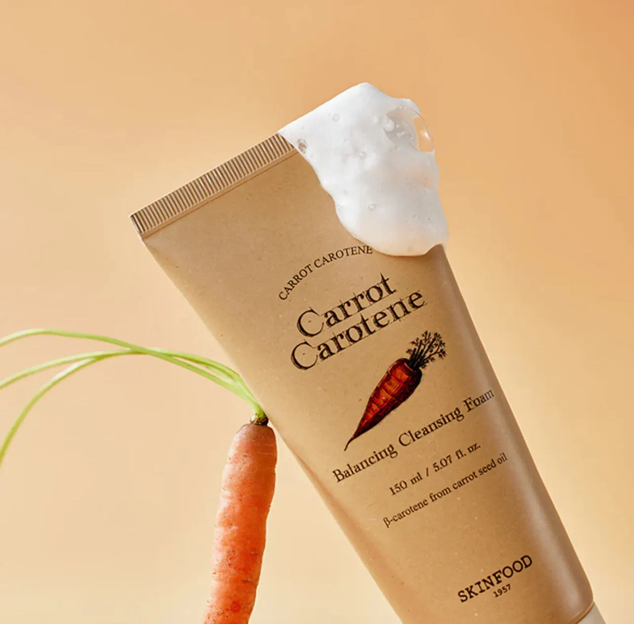 SKINFOOD Carrot Carotene Balancing Cleansing Foam