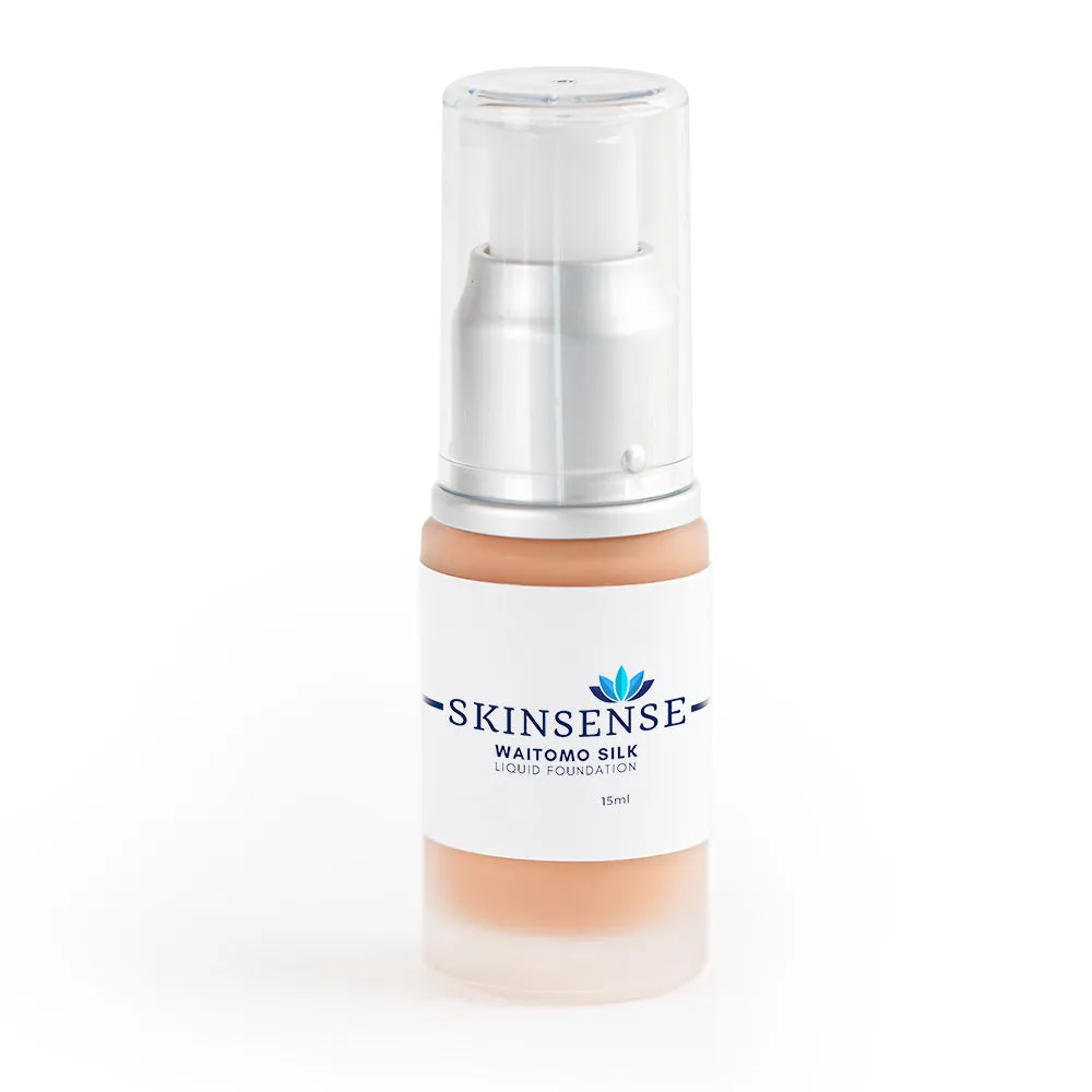 Skinsense Foundation (20ml) - Waitomo Silk (light beige, warm skin tone)