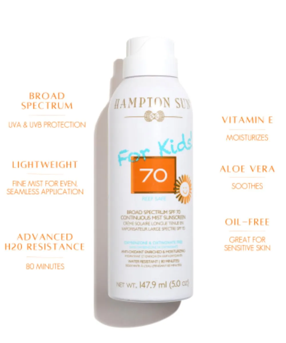 SPF 70 For Kids Continuous Mist