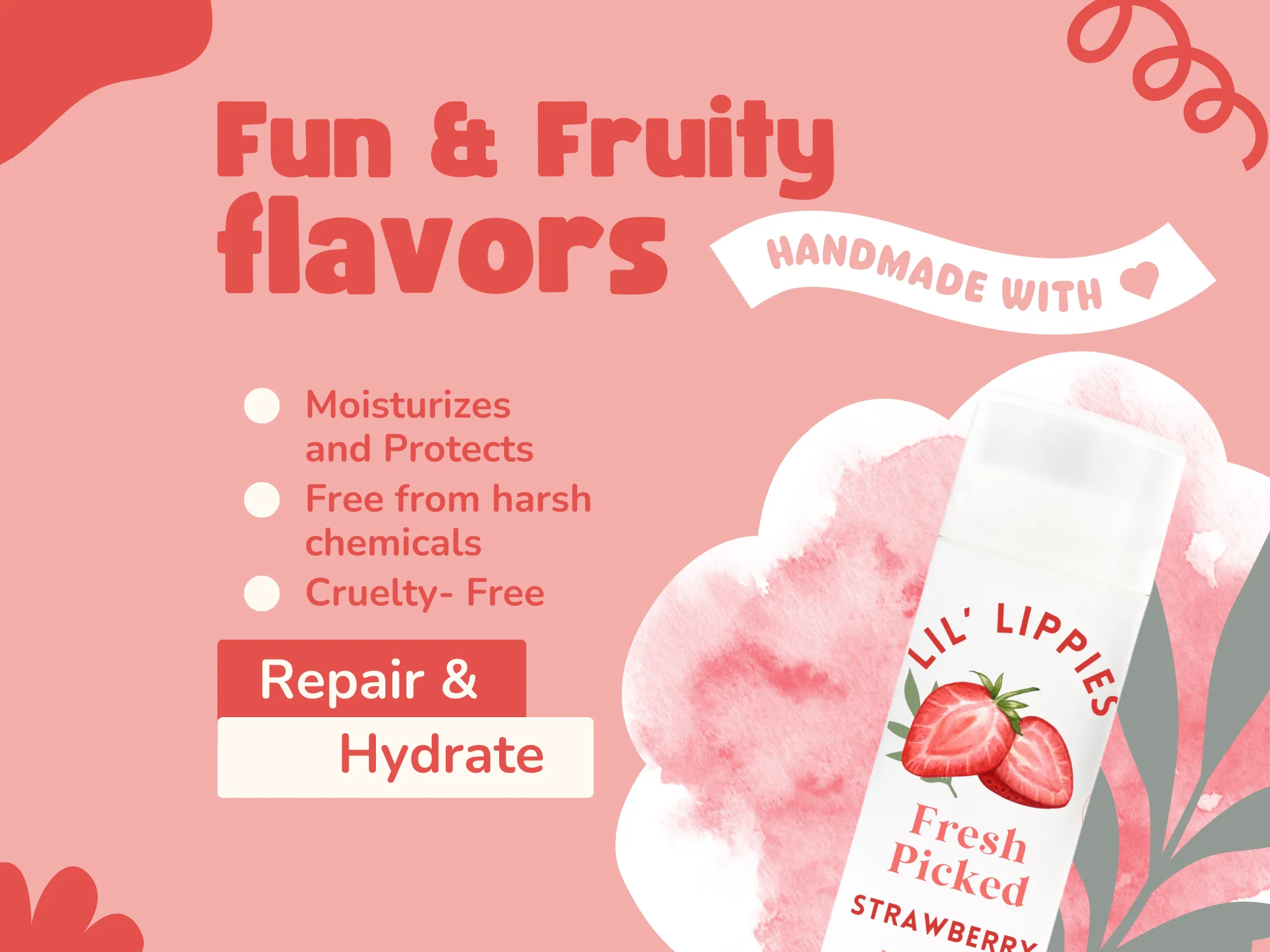 Wild Bunch Peach Lip Balm - Lil' Lippies Kids